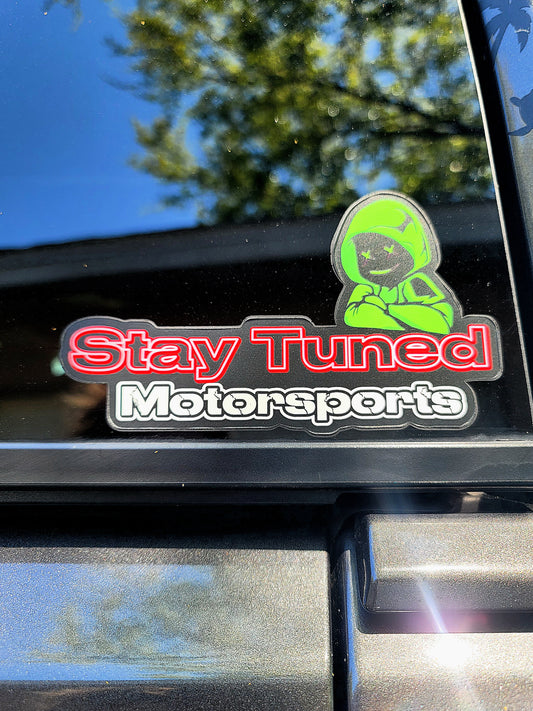 Stay Tuned Motorsports vehicle sticker/decal