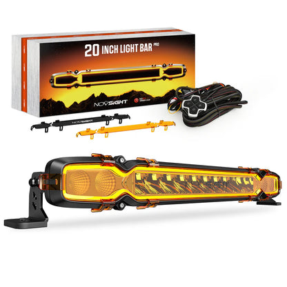 HALO Pro Series 20-inch LED Light Bar with Dynamic DRL Modes