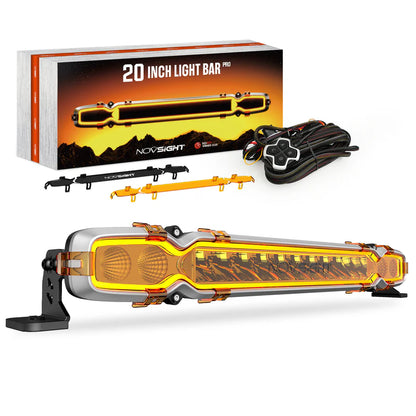HALO Pro Series 20-inch LED Light Bar with Dynamic DRL Modes